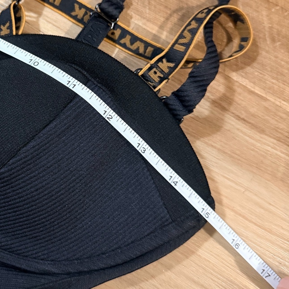 Adidas x Ivy Park Beyonce Knit Catsuit Core Bustier Black Jumpsuit Size Medium - Picture 15 of 16